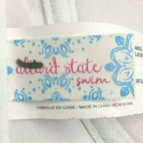 Altard State Swim Bikini Top Bandeau Medium Black - Picture 5 of 10